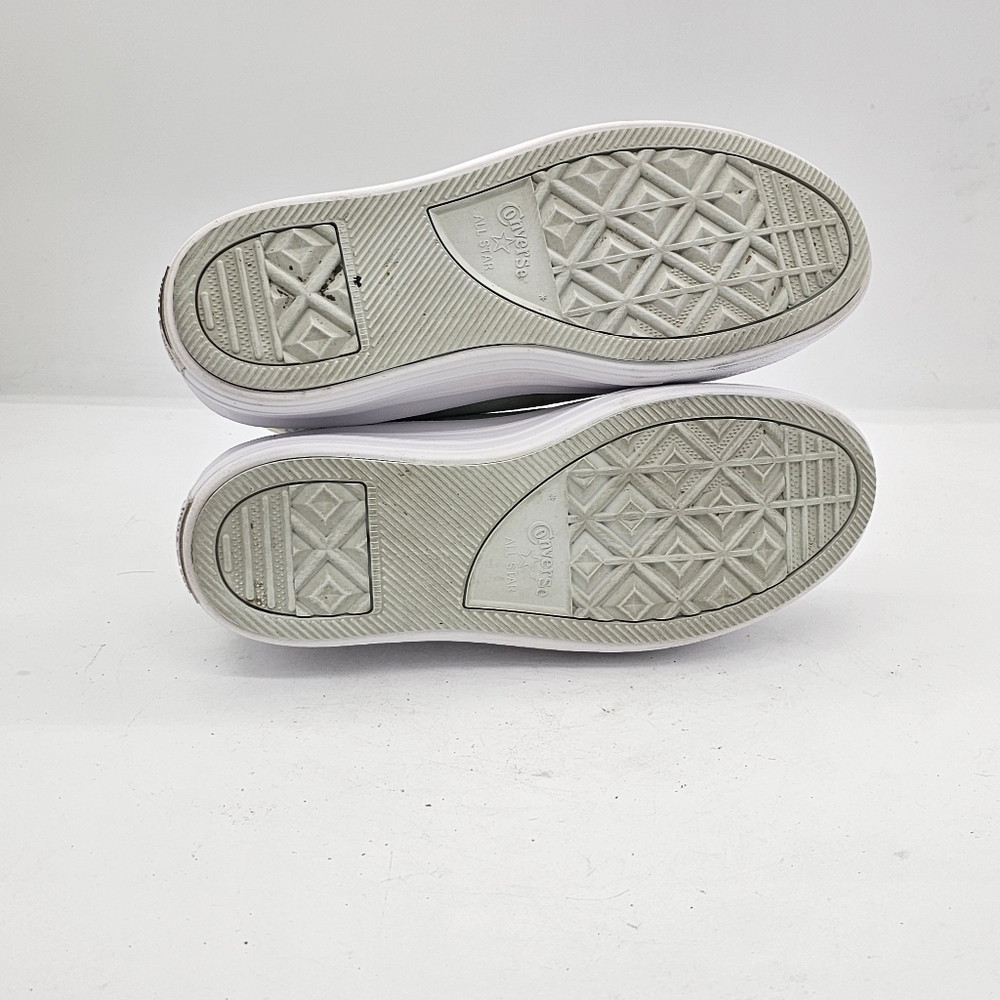 Converse Chuck Taylor All Star Move Platform Sneakers Beige/Green Size 10 US - Picture 10 of 14